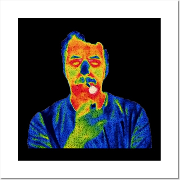 Smoking by thermal camera Wall Art by J Best Selling⭐️⭐️⭐️⭐️⭐️